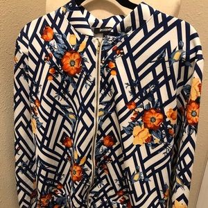 Floral print jackets